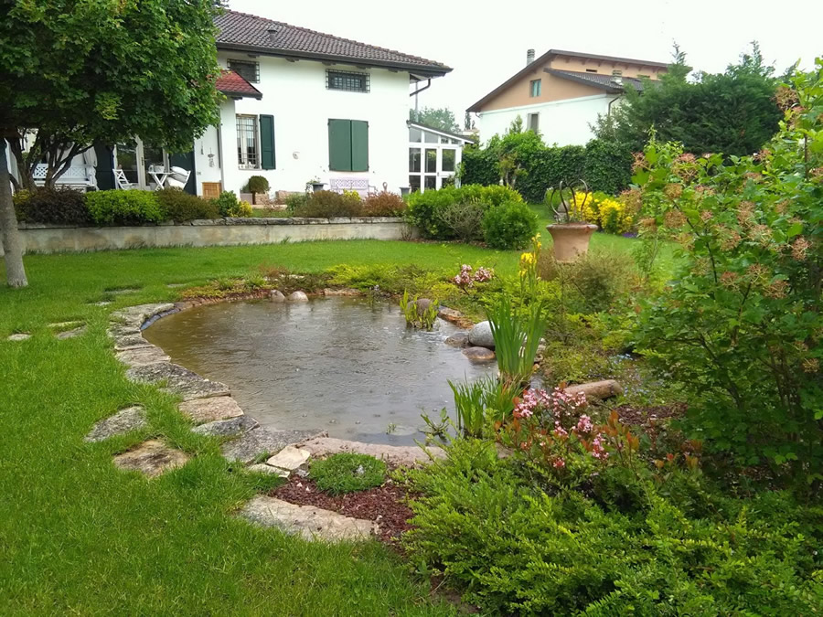 Giardino progettato da Vivai Campana