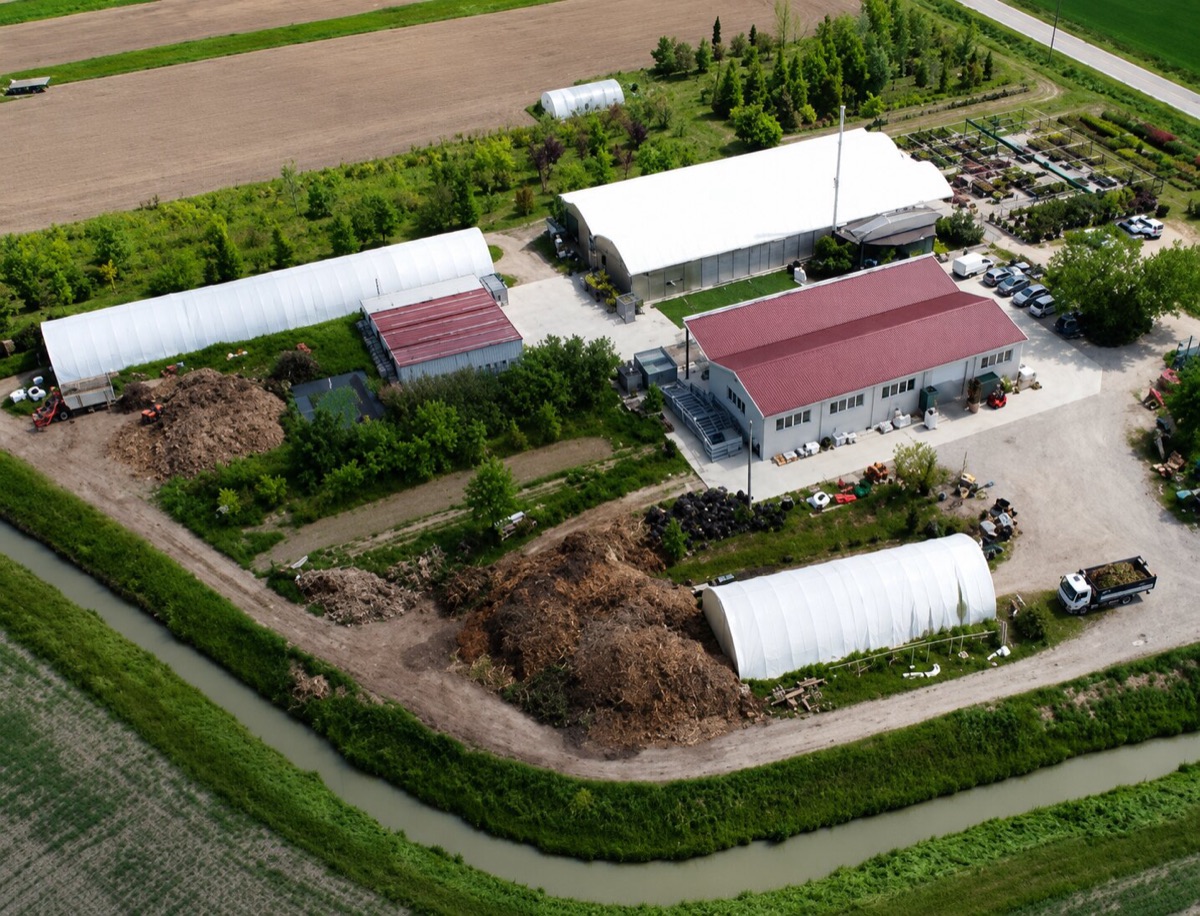 Azienda Agricola Campana vista dall'alto